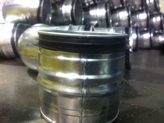 ท่อระบายอากาศแบบท่อโค้ง Air Duct Machine เครื่องขึ้นรูปแหวนยาง