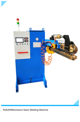 เครื่องเชื่อมความต้านทาน 1,000 มม. อุปกรณ์เชื่อมตะเข็บความต้านทาน 80KVA