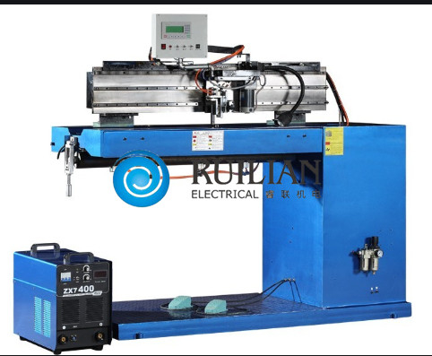 Lapping 0.4mm Longitudinal Side Seam Welding Machine การผลิตเครื่องใช้ในบ้าน