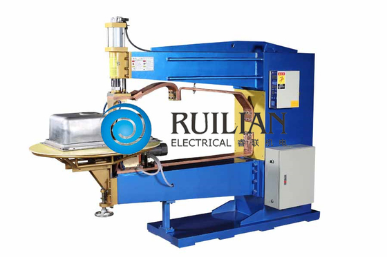 เครื่องเชื่อม OD 300mm เครื่องเชื่อมแบบตะเข็บ Air Duct Seam Welding Machine 30KVA
