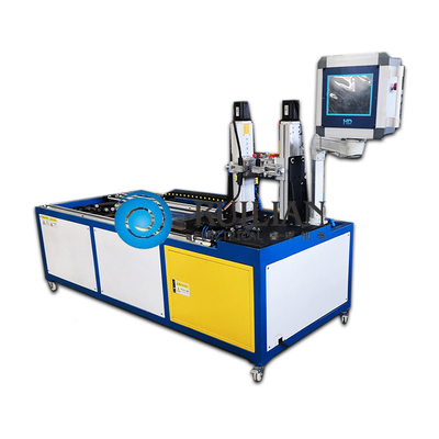 เครื่องเชื่อมหน้าแปลนเหล็กมุมท่อลม 650 รอบต่อนาที / นาที 20KVA