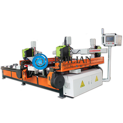 Transfer Duct Air Duct Machine เครื่องเชื่อมหน้าแปลนเหล็กมุม 20KVA
